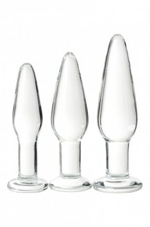 Набор анальных втулок Sexus Glass