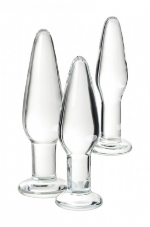 Набор анальных втулок Sexus Glass