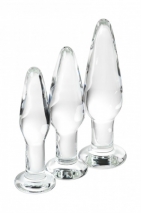 Набор анальных втулок Sexus Glass