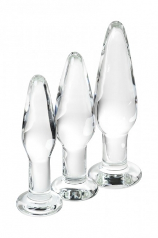 Набор анальных втулок Sexus Glass