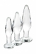 Набор анальных втулок Sexus Glass3