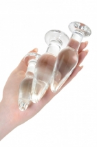 Набор анальных втулок Sexus Glass