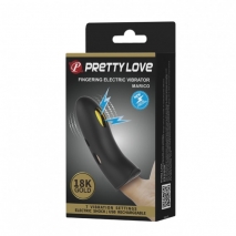 Вибронасадка на палец с электростимуляцией Pretty Love Marico (7 реж. вибрации)