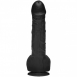 Черный фаллос с функцией эякуляции KINK Squirting Cumplay Cock 10'' (вторая кожа)3