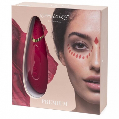 Бесконтактный вакуум-волновой стимулятор клитора Womanizer Premium (12 режимов)