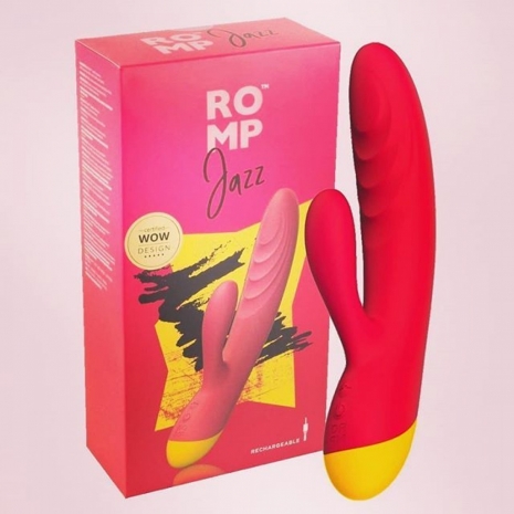 Перезаряжаемый вибратор для двойной стимуляции Romp Jazz (10 режимов)