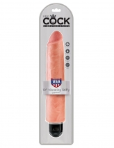 Огромный реалистичный вибратор PipeDream King Cock Vibrating Stiffy 10'' (многоскор. вибрация)