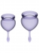 Набор менструальных чаш с хвостиком-капелькой Feel Good Menstrual Cup Lilla0