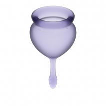 Набор менструальных чаш с хвостиком-капелькой Feel Good Menstrual Cup Lilla