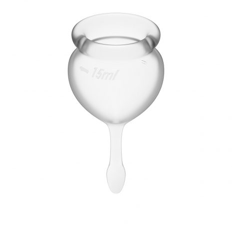 Набор менструальных чаш с хвостиком-капелькой Satisfyer Feel good Menstrual Cup
