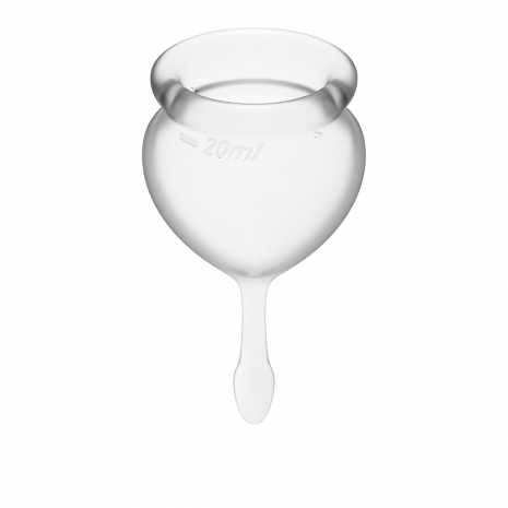 Набор менструальных чаш с хвостиком-капелькой Satisfyer Feel good Menstrual Cup