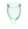 Набор менструальных чаш с хвостиком-петелькой Feel Сonfident Menstrual Cup Light Green