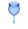 Набор менструальных чаш с хвостиком-капелькой Feel Good Menstrual Cup Dark Blue