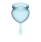 Набор менструальных чаш с хвостиком-капелькой Feel Good Menstrual Cup Light Blue