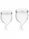 Набор менструальных чаш с хвостиком Feel Secure Menstrual Cup0
