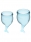 Набор менструальных чаш с хвостиком Feel Secure Menstrual Cup Light Blue