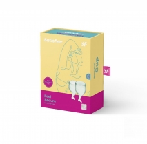 Набор менструальных чаш с хвостиком Feel Secure Menstrual Cup Light Green