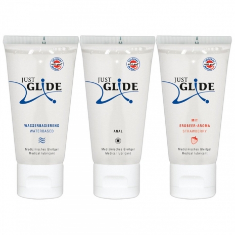 Набор гель-смазок JUSTGLIDE (3*50 мл)