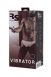 Коричневый гибкий реалистичный вибратор TOYFA RealStick Elite Mulatto (7 режимов)5