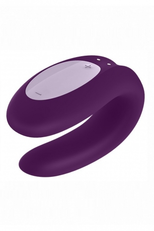 Парный вибратор Satisfyer Double Joy (синхронизируется со смартфоном)