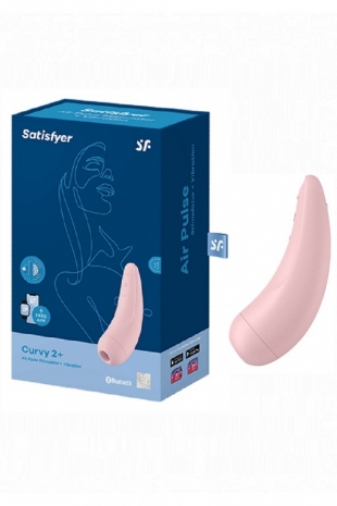 Вакуумно-волновой стимулятор Satisfyer Curvy 2+ (синхронизируется со смартфоном)