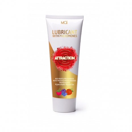 Лубрикант Flavored Lube на водной основе с ягодным ароматом и с феромонами (75 мл)