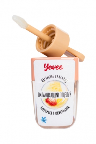 Бальзам для губ Yovee «Охлаждающий поцелуй» со вкусом пьяной клубники (5,5 мл)