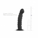 Рельефный страпон Silicone bended strap-on2