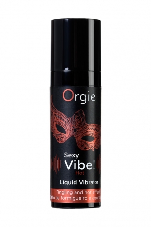 Гель для массажа ORGIE Sexy Vibe Hot с разогревающим и вибрирующим эффектом (15 мл)