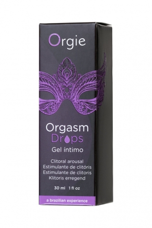 Возбуждающий гель для клитора ORGIE Orgasm Drops с разогревающим эффектом (30 мл)