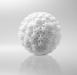 Рельефный мастурбатор в виде сферы Coral TENGA GEO2