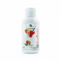 Оральный интимный гель JUICY FRUIT со вкусом клубники в сливках (100 мл)