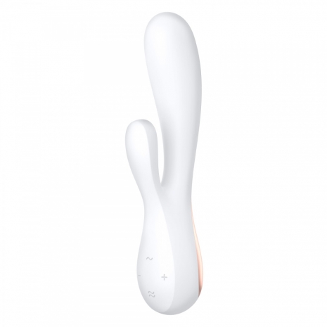 Вибратор Satisfyer Mono Flex White (10 режимов, синхронизируется со смартфоном)