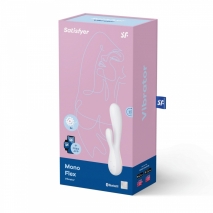 Вибратор Satisfyer Mono Flex White (10 режимов, синхронизируется со смартфоном)