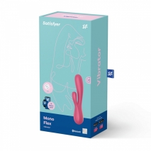 Вибратор Satisfyer Mono Flex Red (10 режимов, синхронизируется со смартфоном)