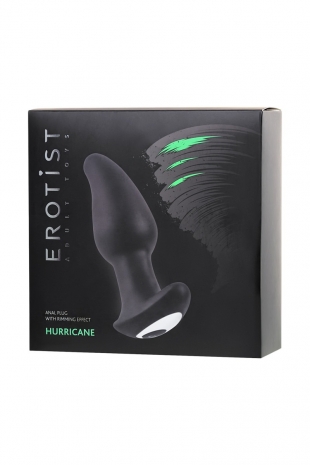 Анальная втулка с эффектом римминга на ДУ Erotist Hurricane (10 режимов)