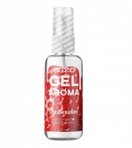 Увлажняющий гель на водной основе EGZO AROMA Strawberry с ароматом клубники (50 мл)