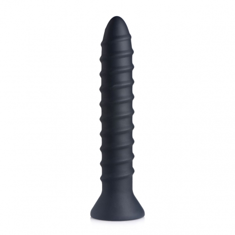 Мощный спиральный вибратор для вагины и ануса Power Screw 10X Spiral Silicone Vibrator (10 режимов)