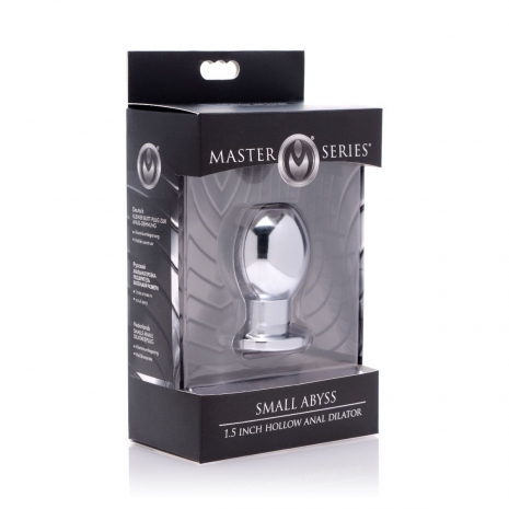 Металлический анальный стимулятор Small Abyss 1.5 Inch Hollow Anal Dilator (малый)