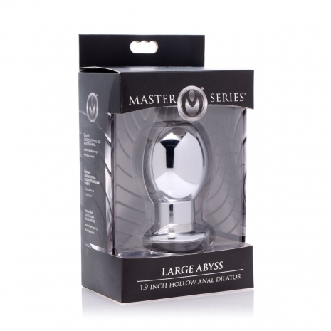 Металлический анальный стимулятор Large Abyss 1.9 Inch Hollow Anal Dilator (большой)