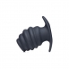 Небольшая рельефная пробка с отверстием Hive Ass Tunnel 2,9'' Silicone Ribbed Hollow Anal Plug Small1