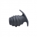 Средняя рельефная пробка с отверстием Hive Ass Tunnel 3.4'' Silicone Ribbed Hollow Anal Plug Medium1
