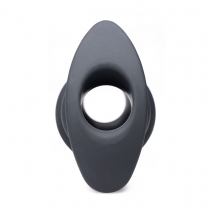 Большая рельефная пробка с отверстием Hive Ass Tunnel 4'' Silicone Ribbed Hollow Anal Plug Large