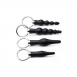 Набор анальных стимуляторов 4 Piece Silicone Anal Ringed Rimmer Set0