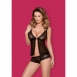 Эротичный комплект с застежкой спереди Babydoll-1 SM0