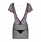 Сорочка SEDUSIA Chemise с открытой спинкой и украшением в виде цепочки SM