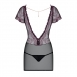 Сорочка SEDUSIA Chemise с открытой спинкой и украшением в виде цепочки SM2