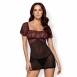 Сорочка SEDUSIA Chemise с открытой спинкой и украшением в виде цепочки LXL1