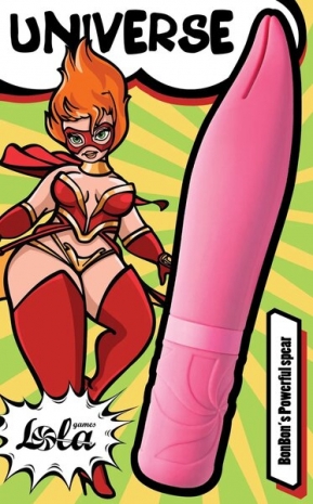 Перезаряжаемый вибратор с раздвоенным носиком Universe BonBons Powerful Spear (10 режимов)