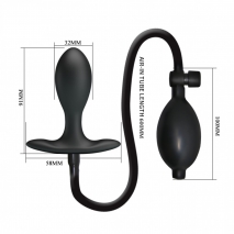 Анальный расширитель со смещенным центром тяжести Inflatable Anal Plug II